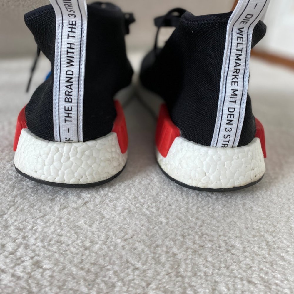 Adidas NMD OG Boost Chukka Black Blue Red
